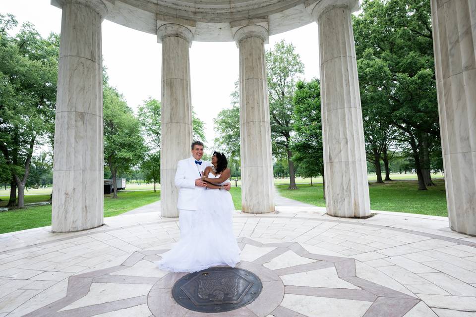 DC War Memorial wedding Photos