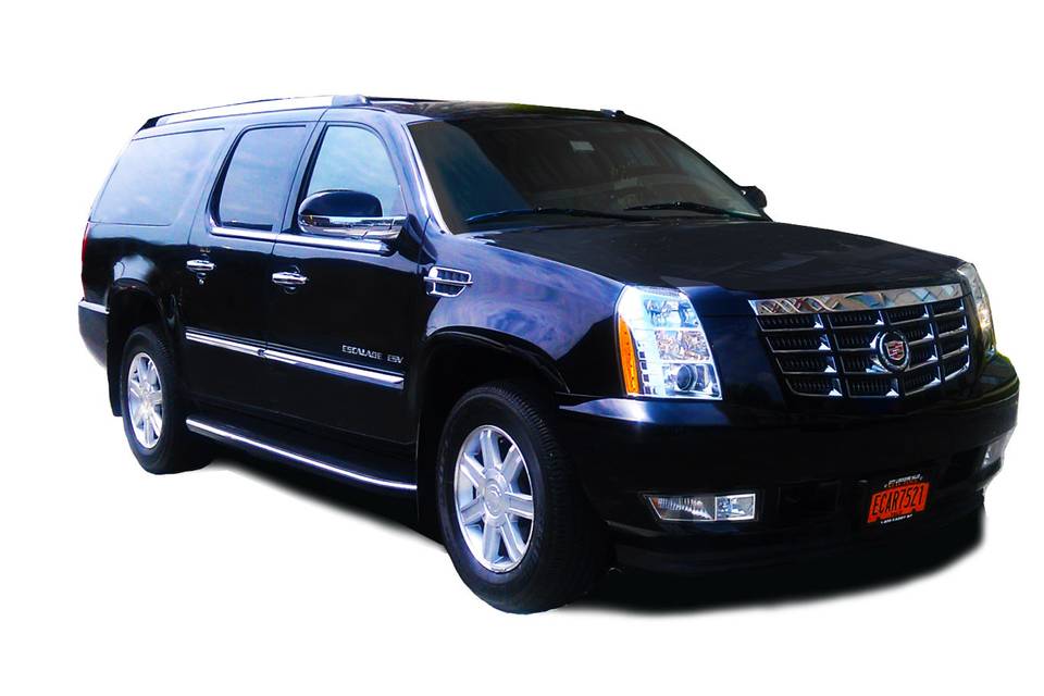 The Cadillac Escalade is our SUV car service and can accommodate up to 7 passengers in its luxurious cabin, having more room for leg space with ample place for luggage. The brand new fleet is fitted with all the amenities needed for a smooth and comfortable ride in privacy.