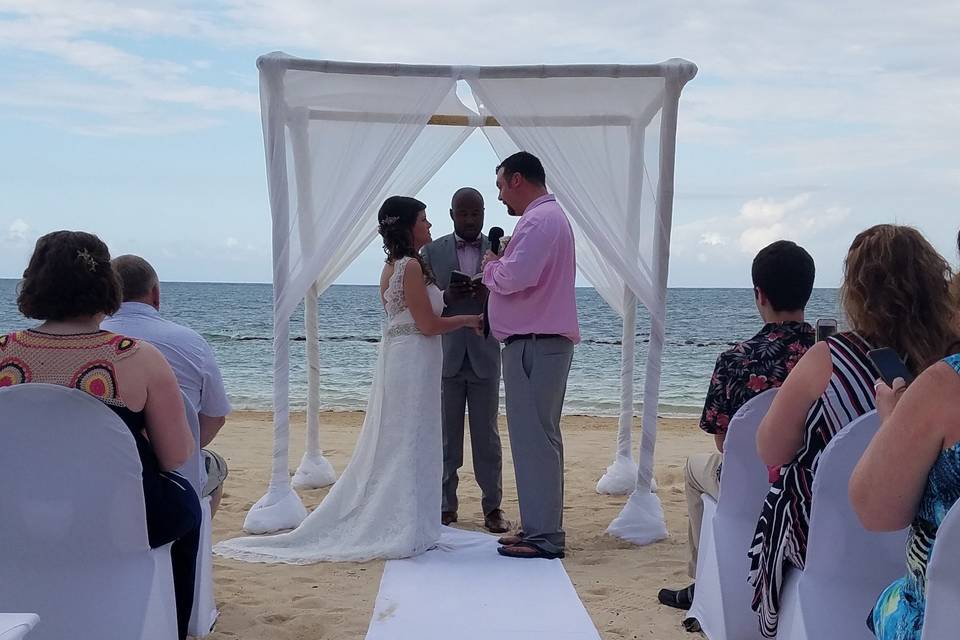 Beach wedding