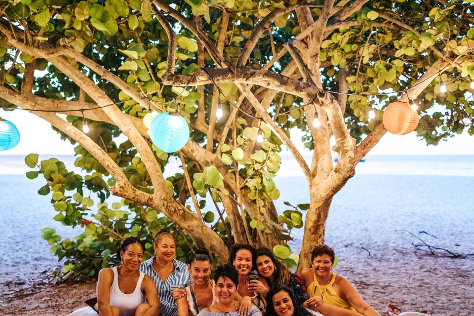 Group at Eagle Beach