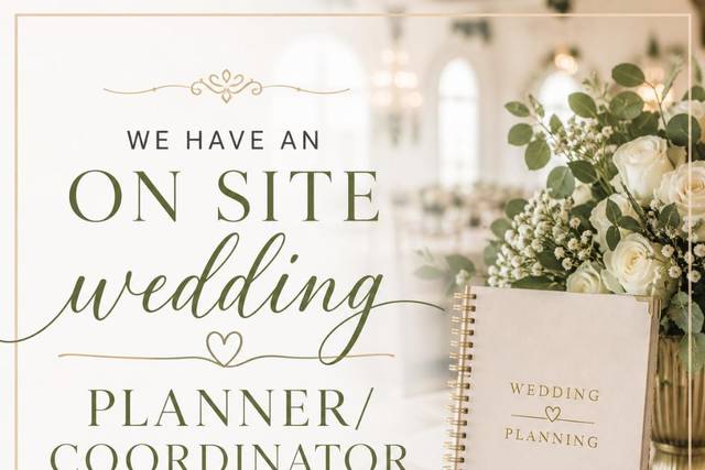 On Site wedding planner