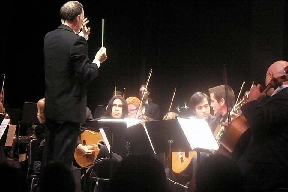 Playing with an orchestra