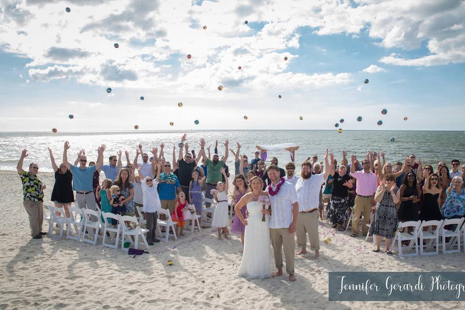 Beach ceremony