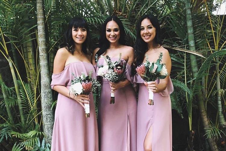 Gorgeous bridesmaids