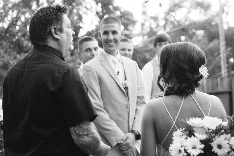 Outdoor ceremony