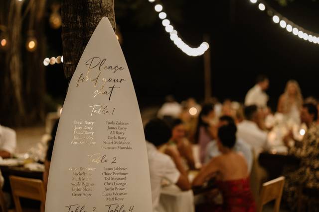 SurfBoard Seating Chart