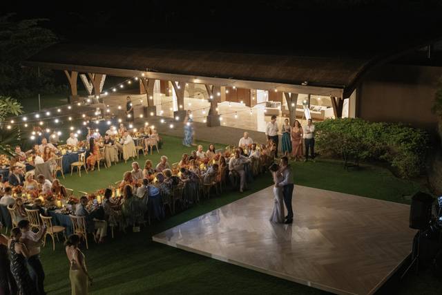 Garden Wedding Reception