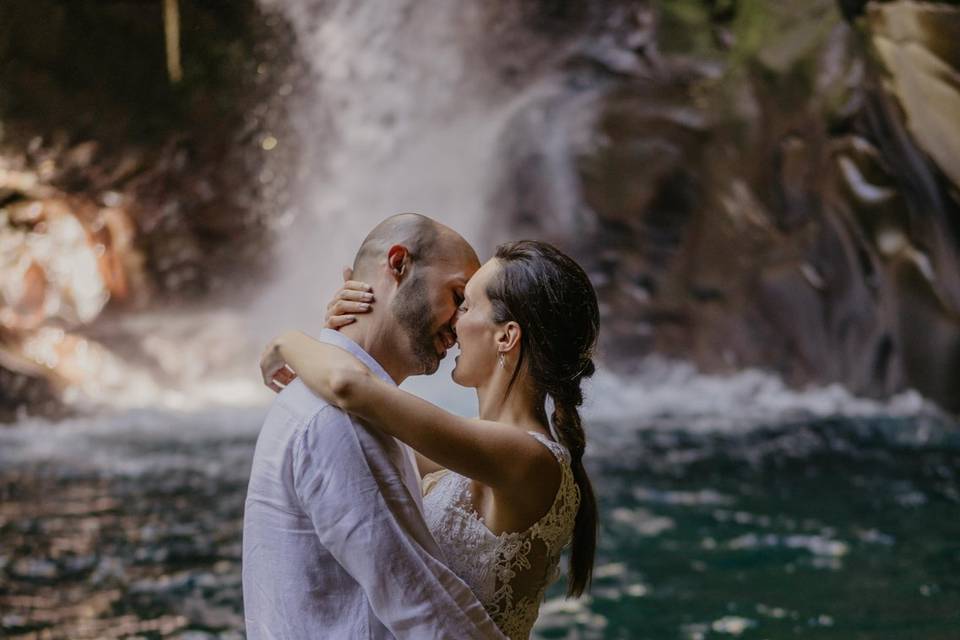 Hacienda Guachipelin Waterfall