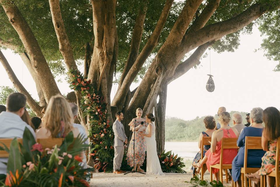 Tropical Flowers Wedding