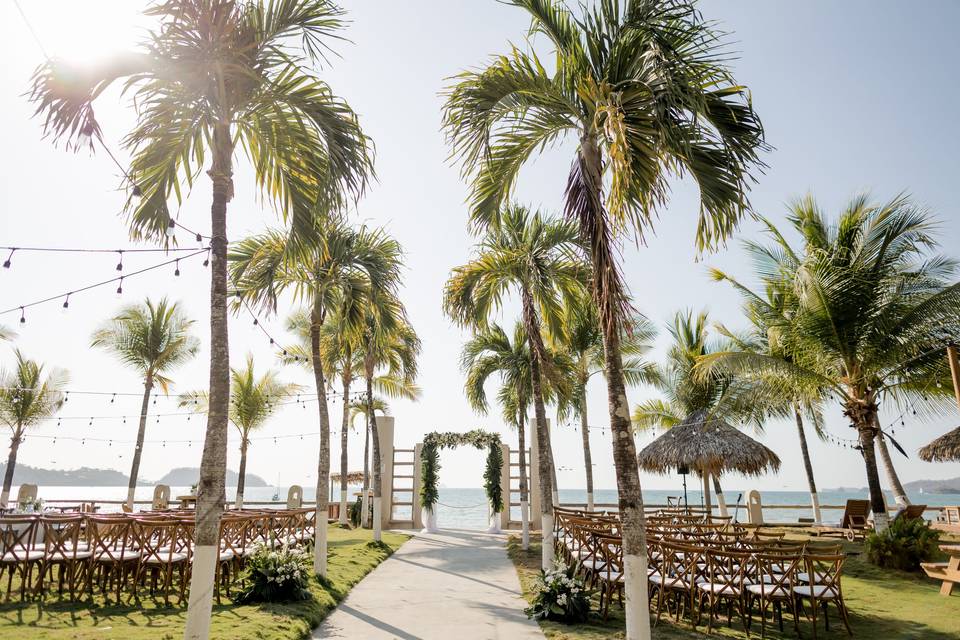 Tropical Beach Wedding