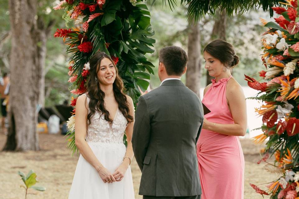 Tropical Wedding Reception