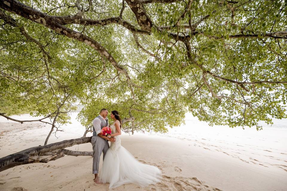 Together on the beach