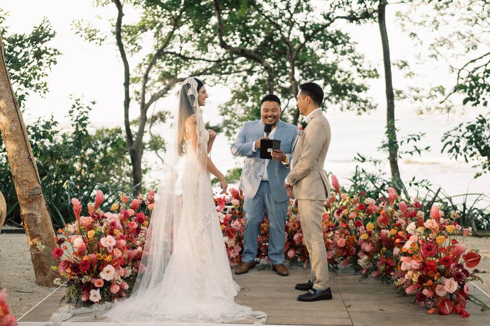 Tropical Wedding Reception