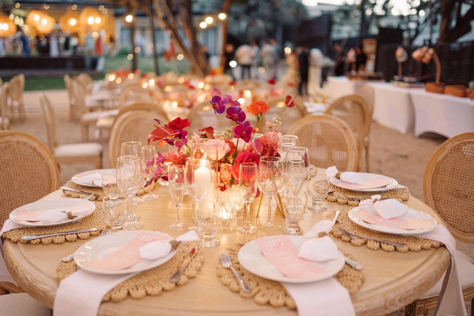 Semi Circle Wedding Alter