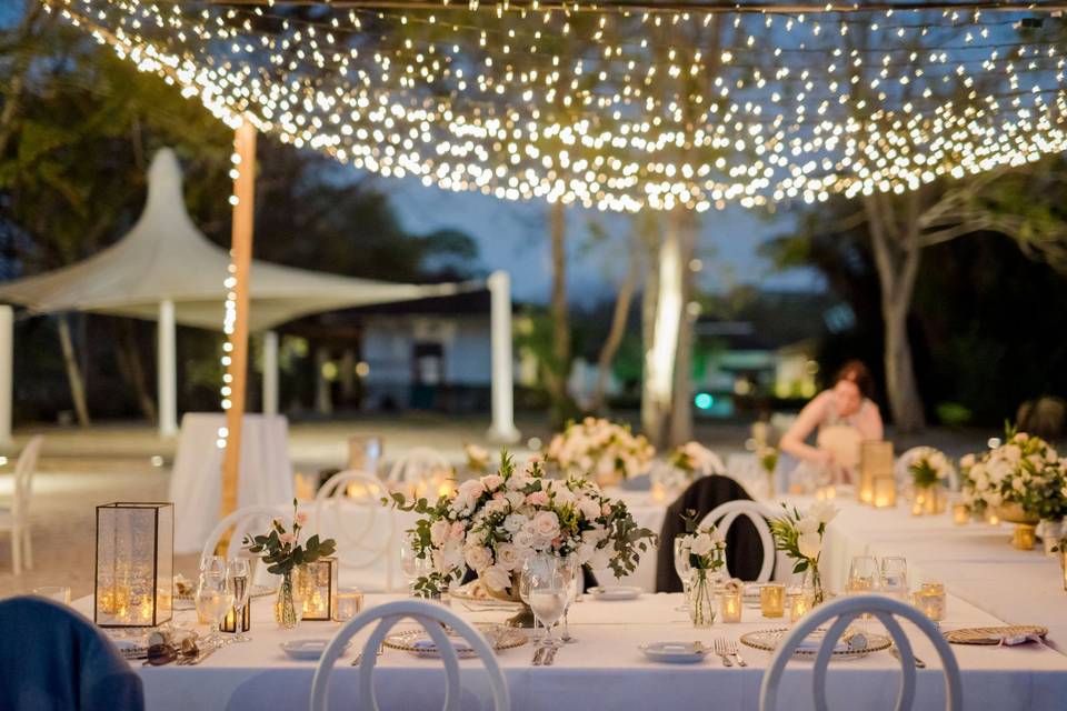 Wedding Reception by the Beach