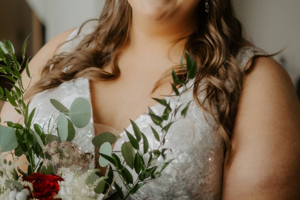 Classic bridal beauty