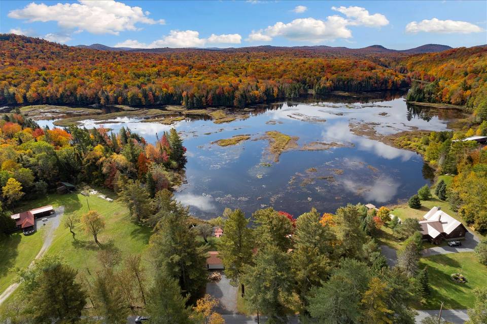 Ariel view of Moose River