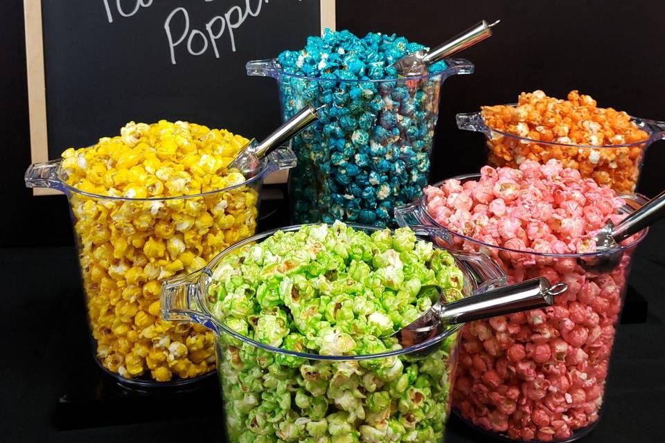 Fun popcorn bar