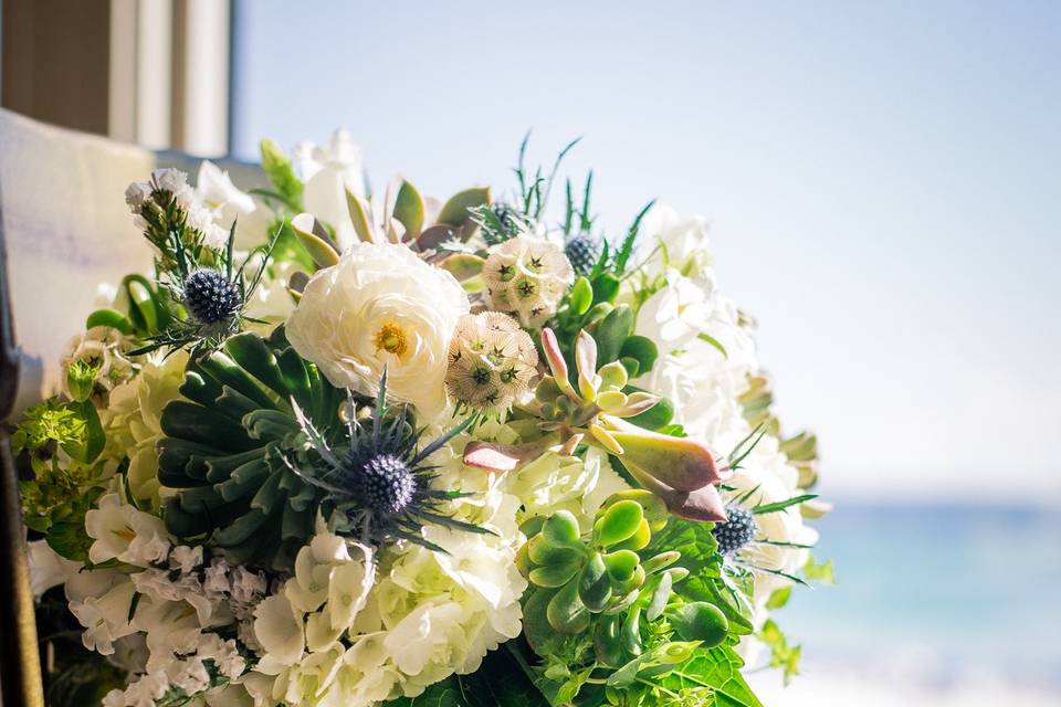 Succulent Bridal Bouquet