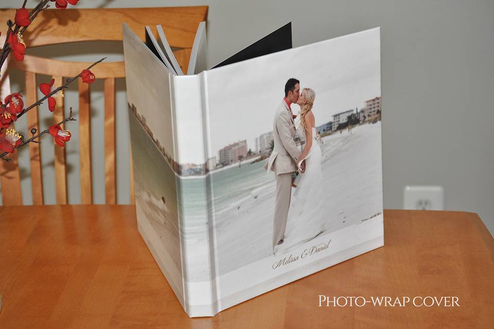 Photowrap wedding album 12x12