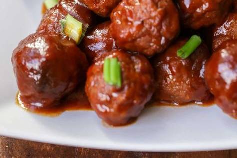 Sweet and spicy meatballs