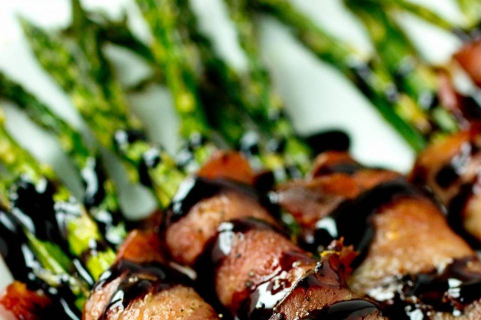 Bacon wrapped asparagus