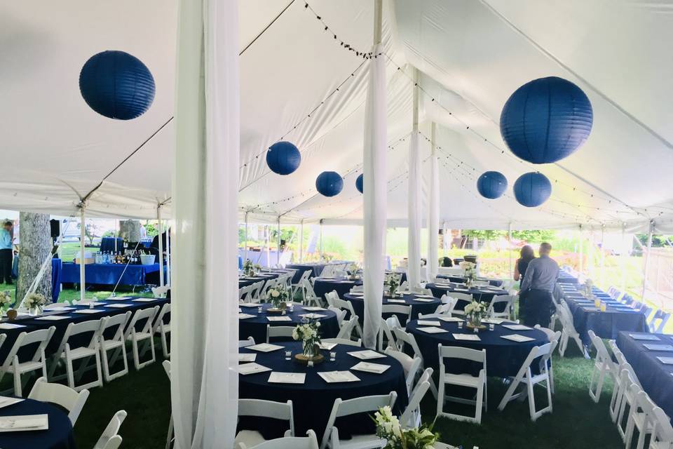 Tent Draping and Decor
