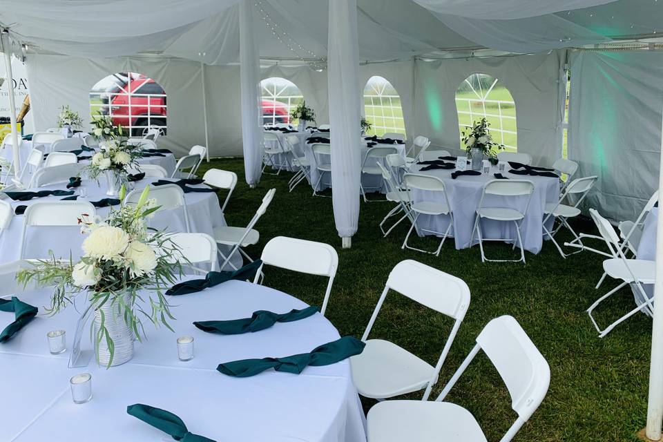 Tent Partial Draping