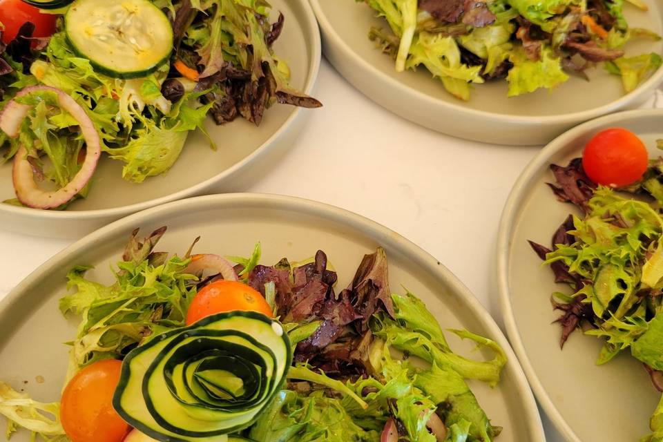 Plated Salad