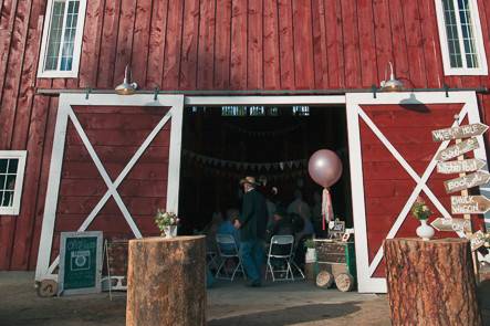 The barn front