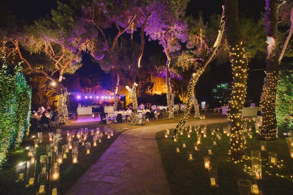 Romantic wedding decor