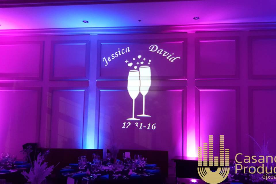 Our beautiful custom gobo