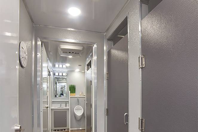 Restroom Trailer Interior