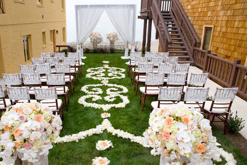 Wedding ceremony venue design