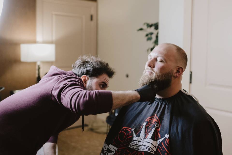 Beard sculpting