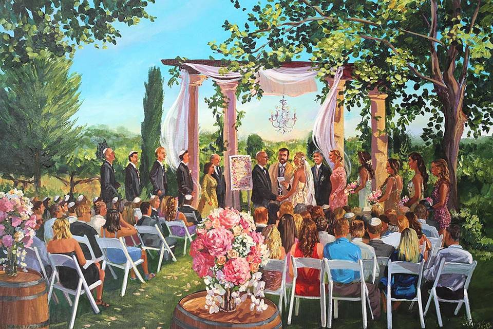 Outdoor wedding