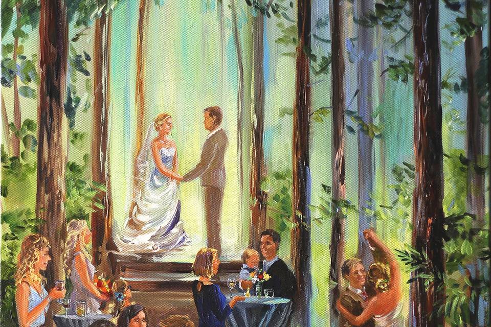 Forest wedding