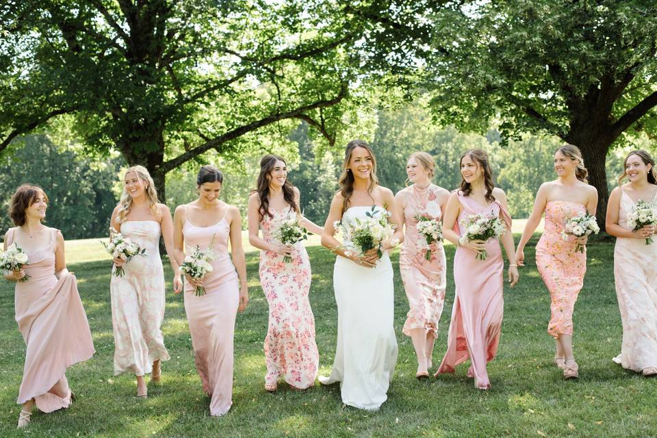 Bridal Party in Linden Grove