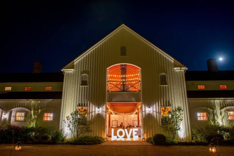 Barn at Night