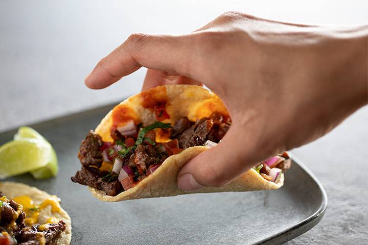 Carne asada taco