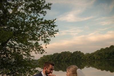 A lakeside view