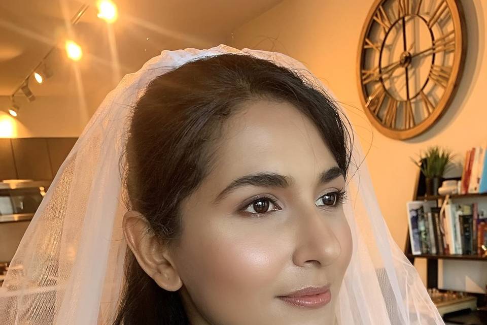 Wedding day makeup