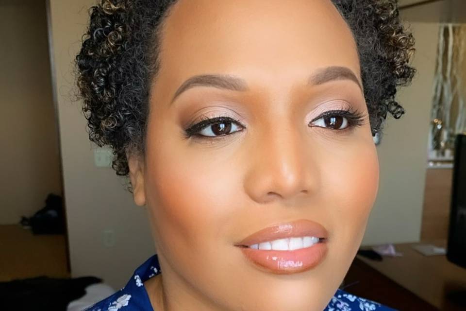 Bridesmaid makeup