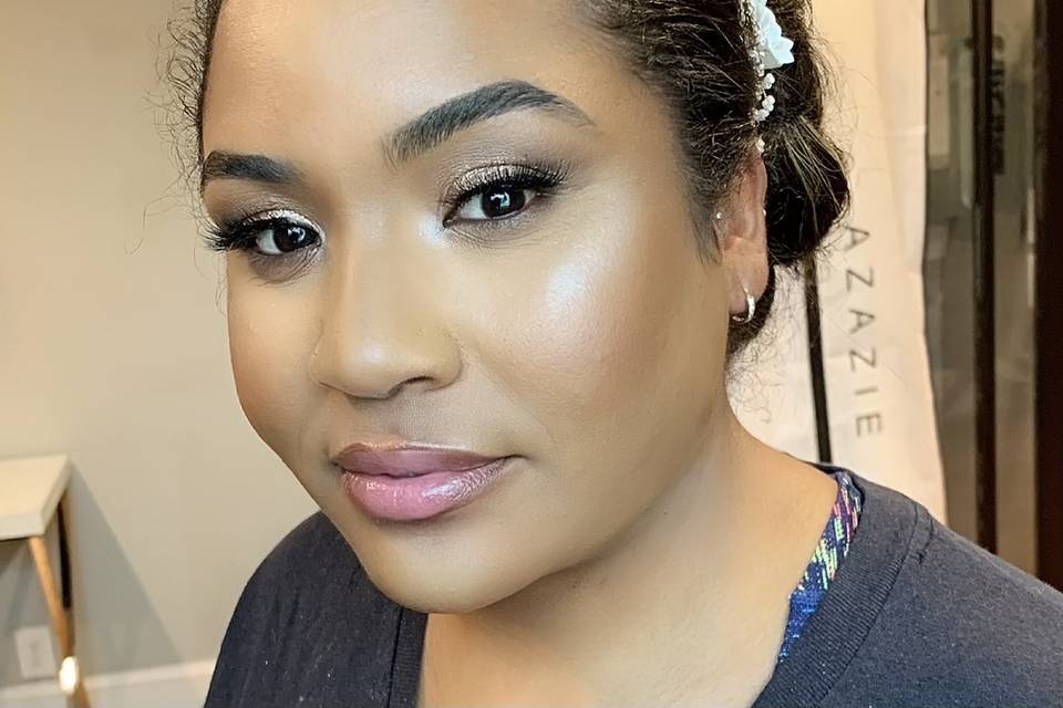 Wedding day makeup