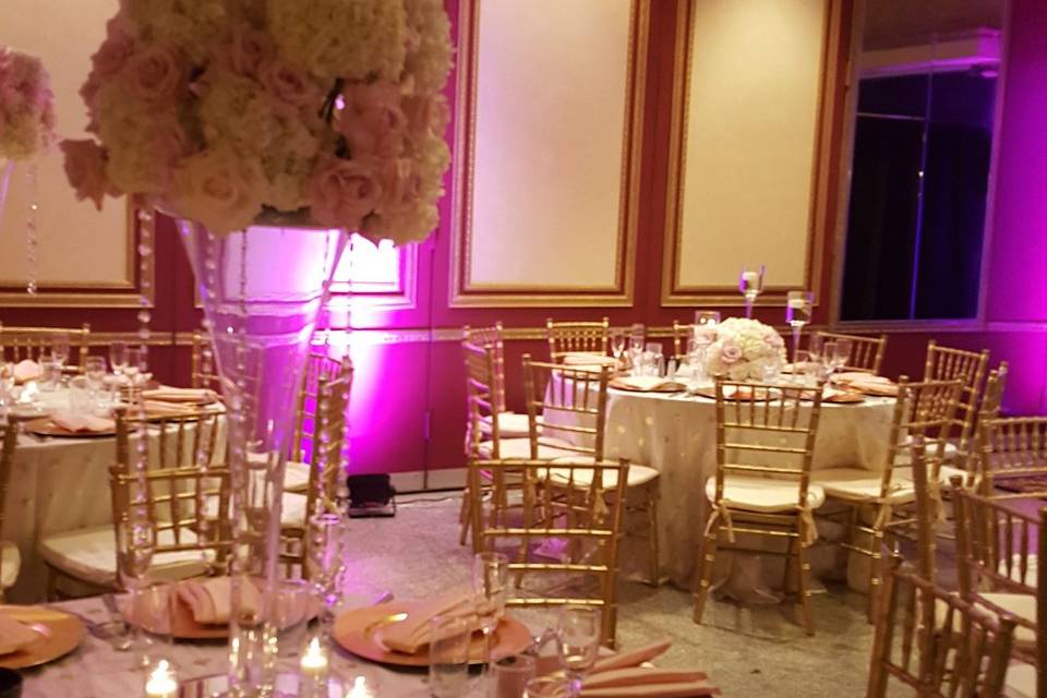 Tables and chairs