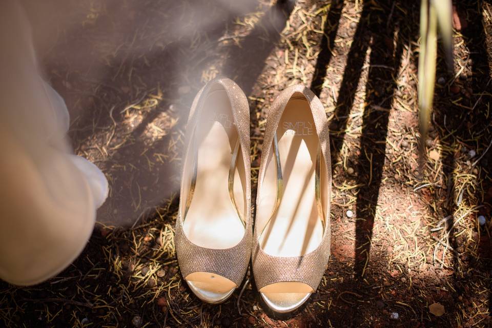 wedding shoes-Wedding Details- Sedona Wedding
