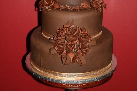 Full chocolate cake