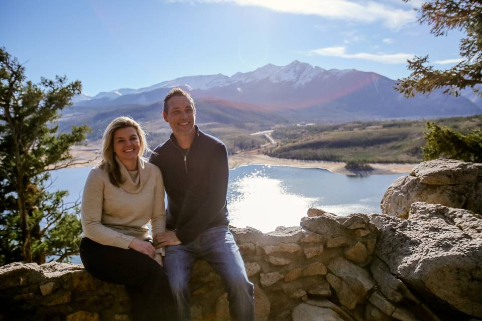 Becky & Brian, Mountain Wed.