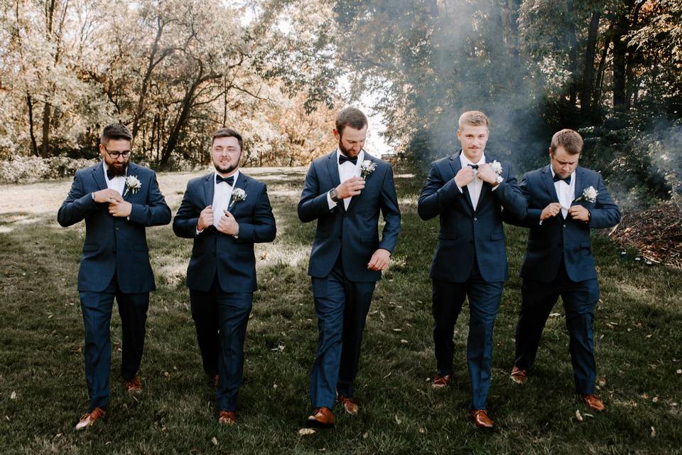Grooms Party Portraits