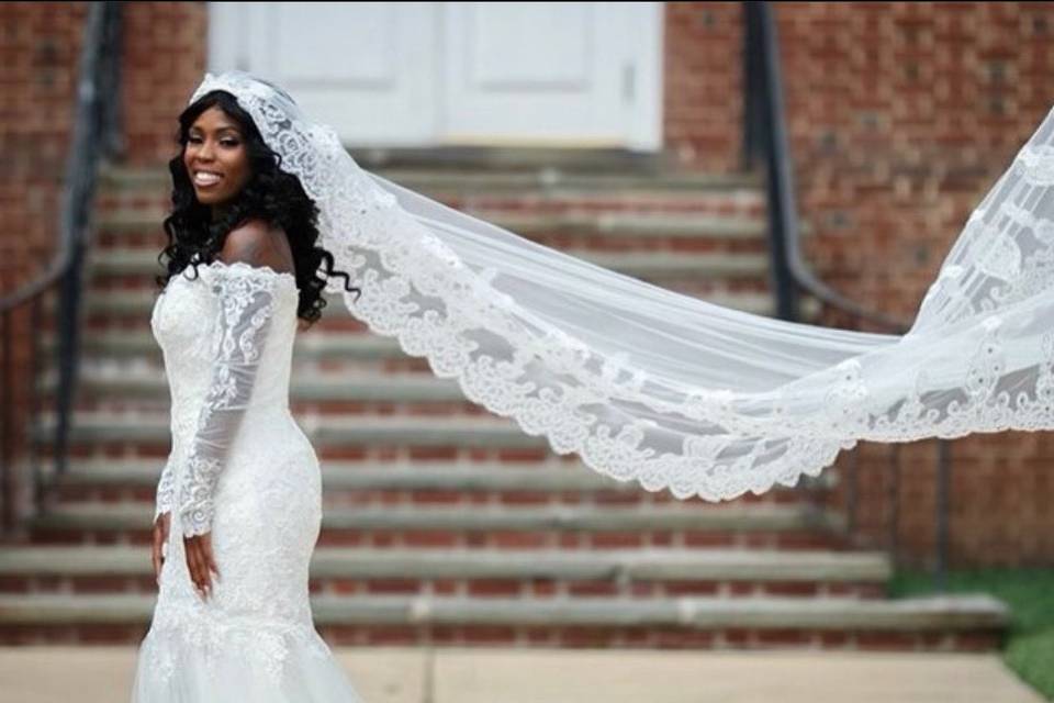 Fabulous bridal glam